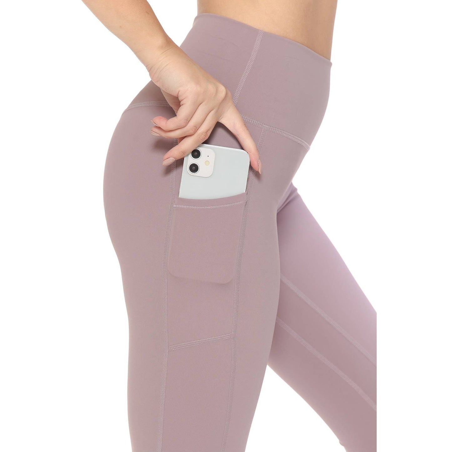 Jill's Premium Nylon Activewear Solid Leggings