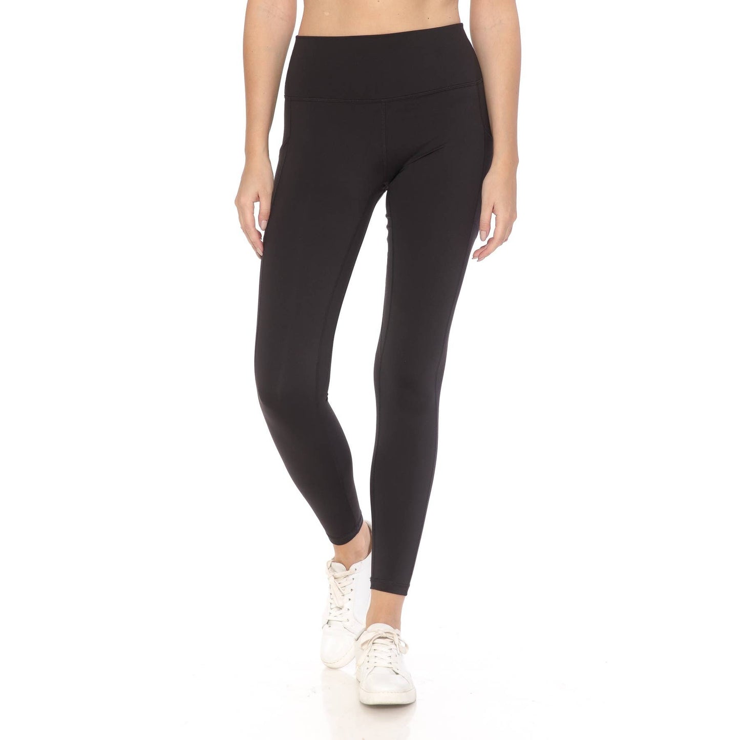 Jill's Premium Nylon Activewear Solid Leggings