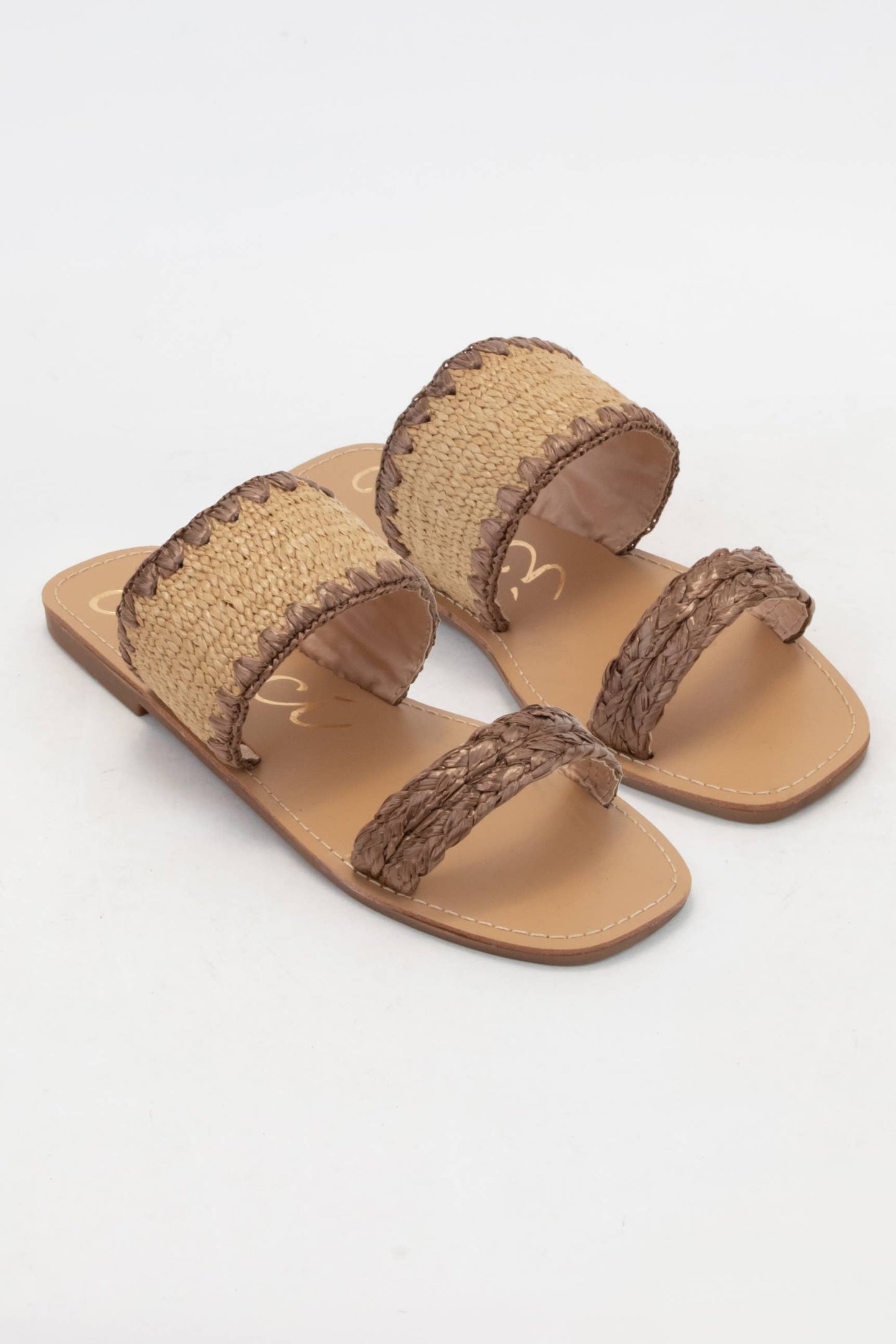 ELLA RAFFIA SLIDE