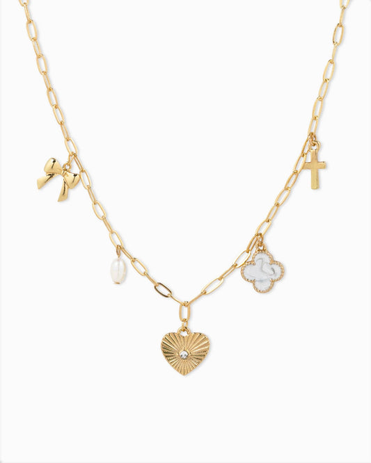 Heart Mixed Charm Necklace