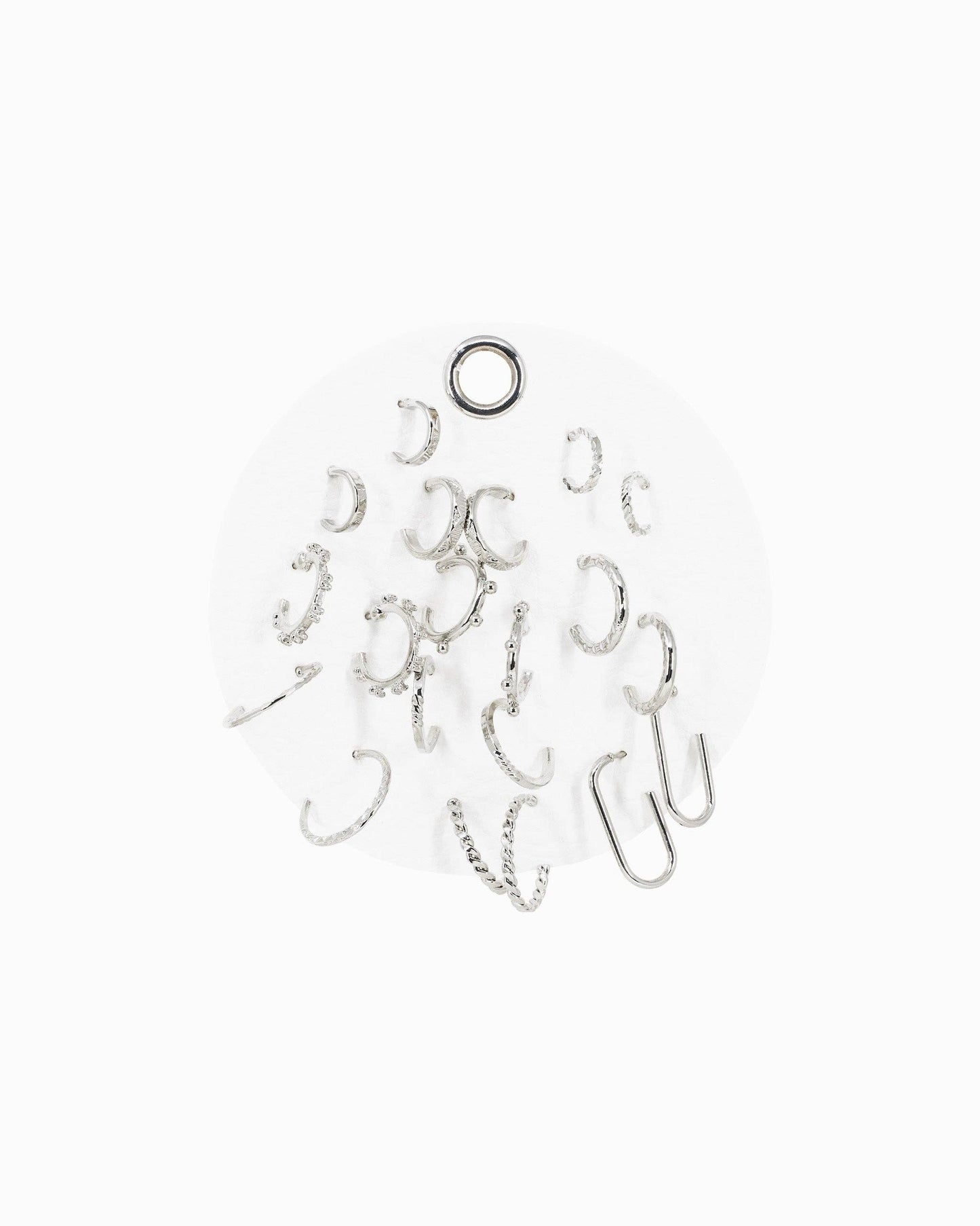 Minimal Hoop Earring Set, Value Pack Set of 10