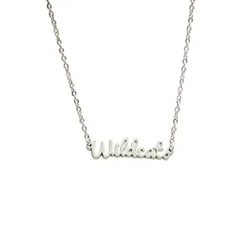 WILDCATS SILVER NECKLACE