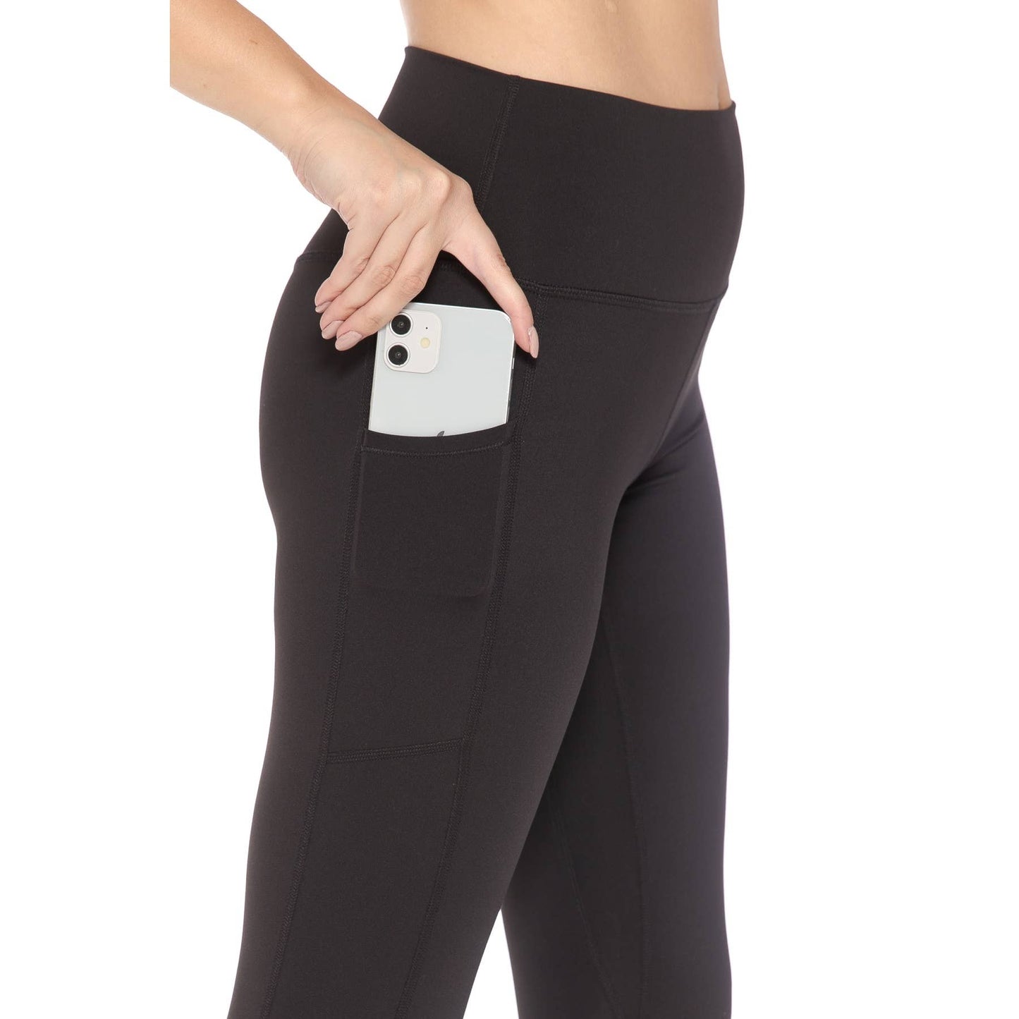 Jill's Premium Nylon Activewear Solid Leggings