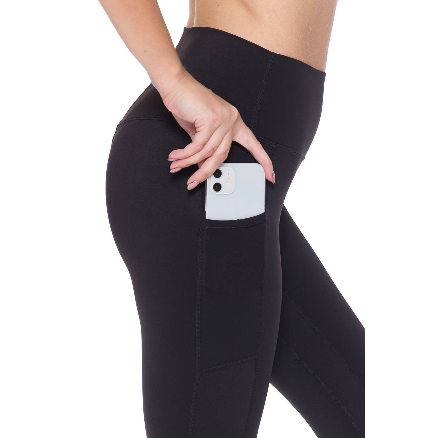 Jill's Premium Nylon Activewear Solid Leggings