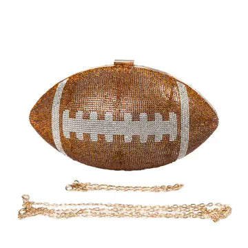 Football Clutch with Bling