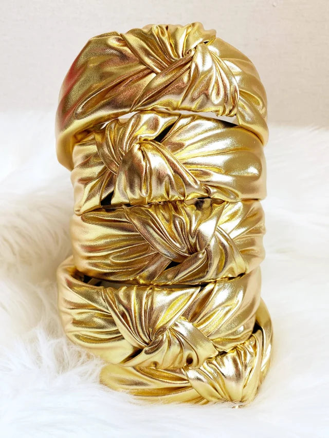 Gold Metallic Headband