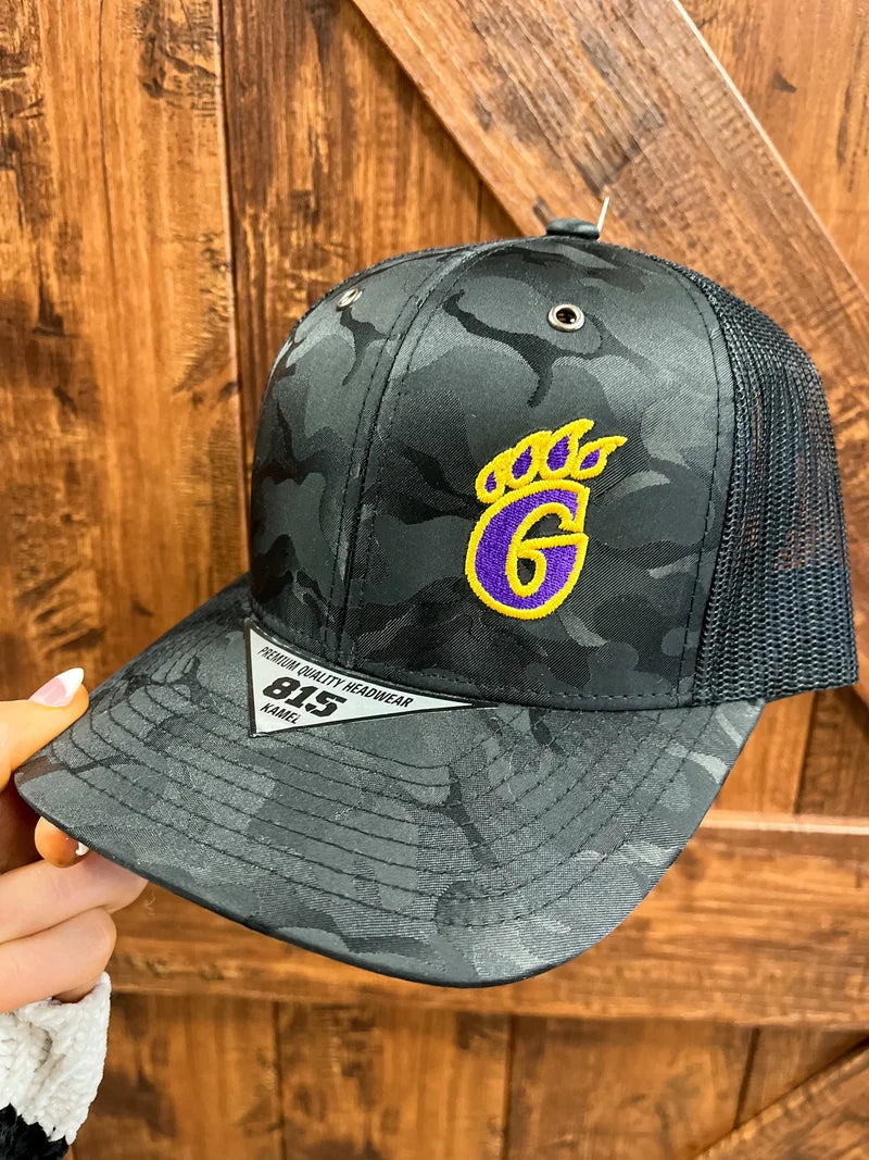 Dark Gray Camo G Claw Hat