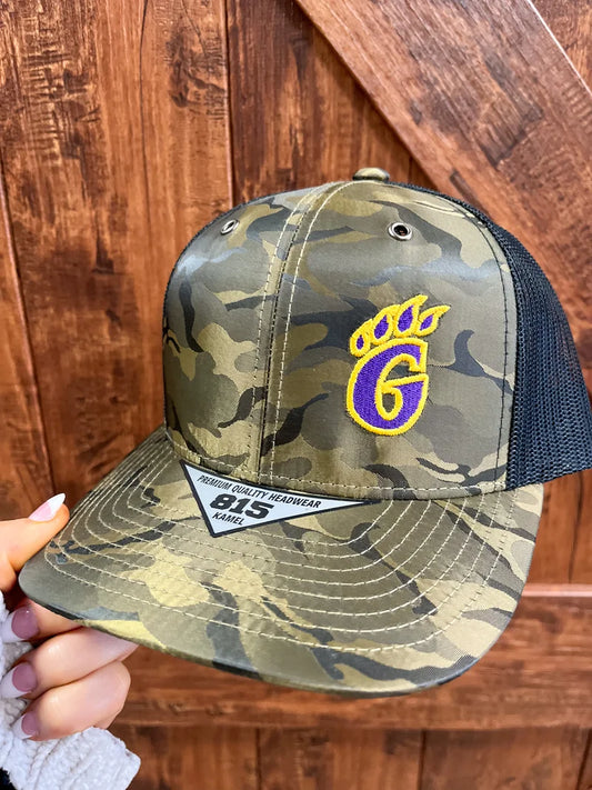 Green Camo G Claw Hat