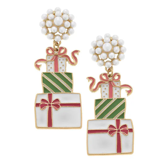 Stacked Present Earrings