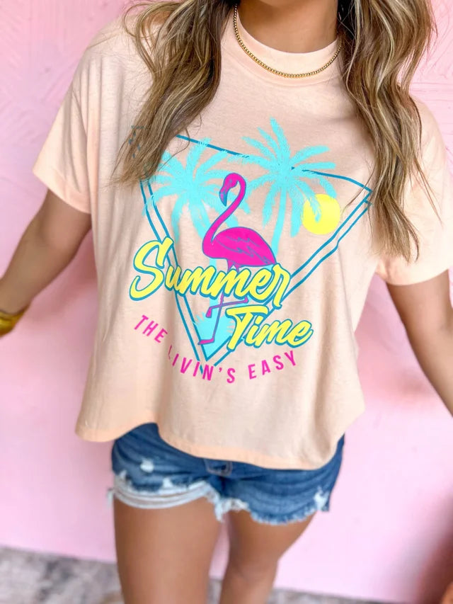 Summer Time Palms Tee